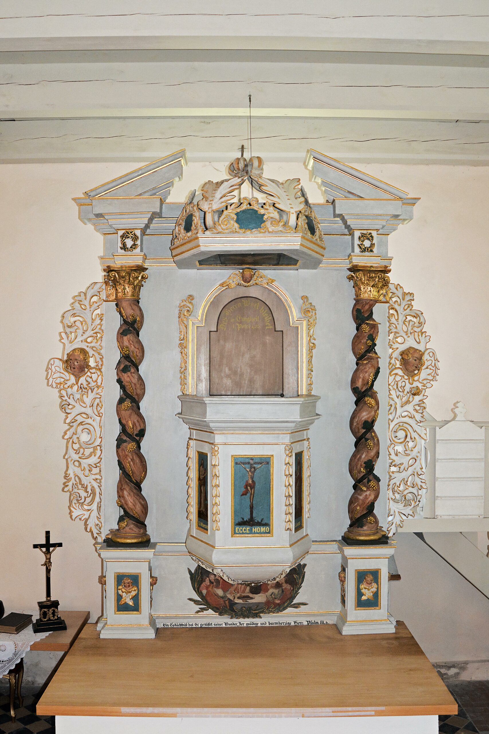 Altar Kirche Wassmannsdorf – Restaurierung